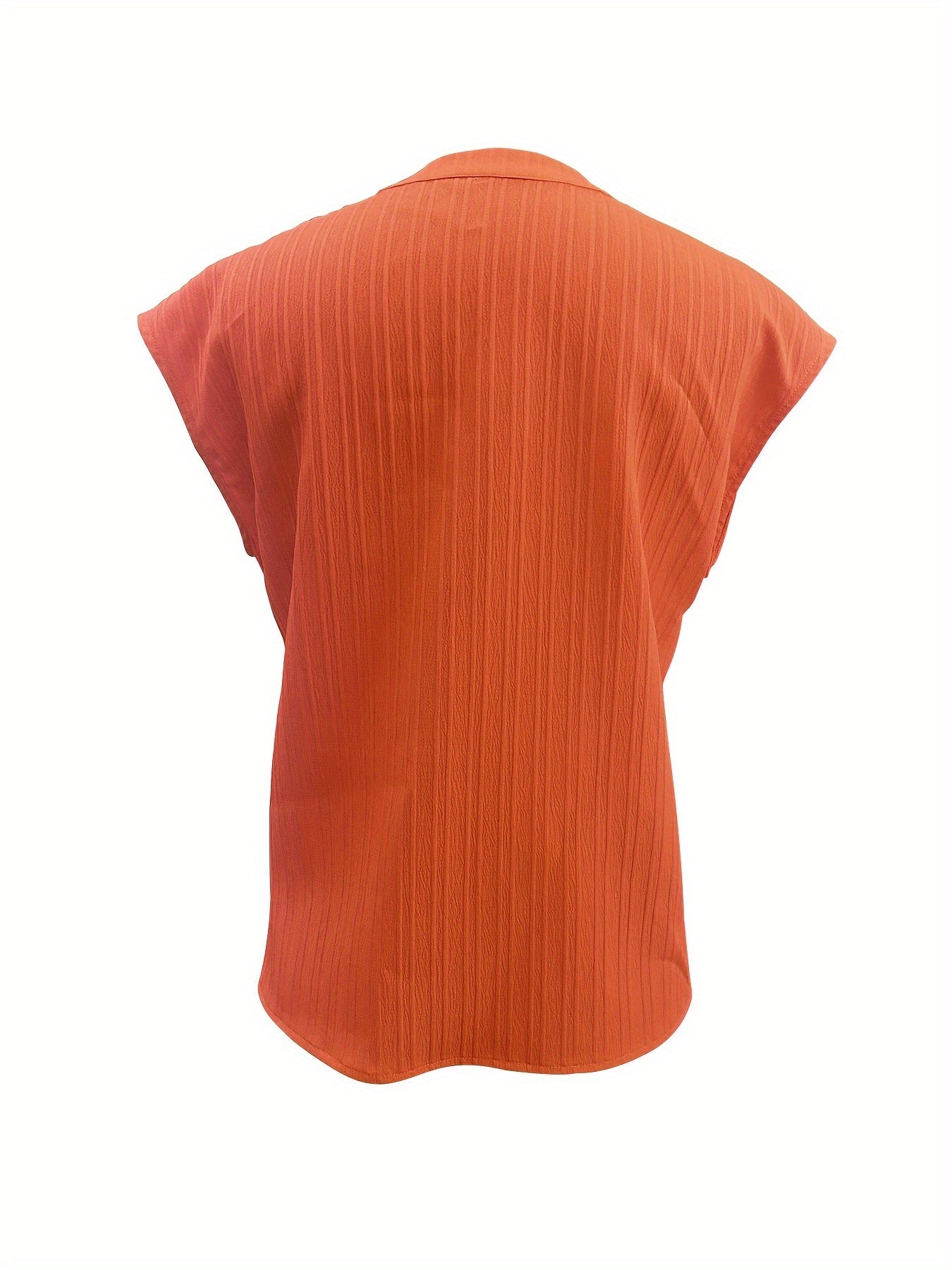 Sophie - Oranje blouse met vleermuismouwen