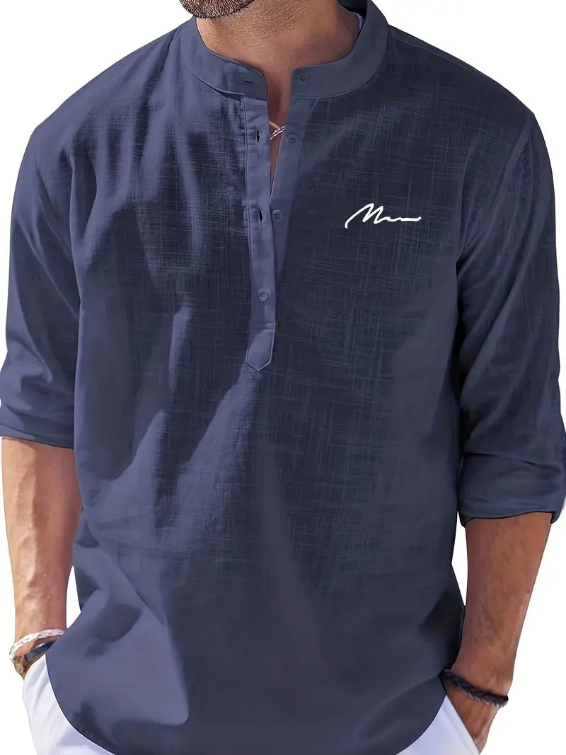 Max - Retro Henley Shirt