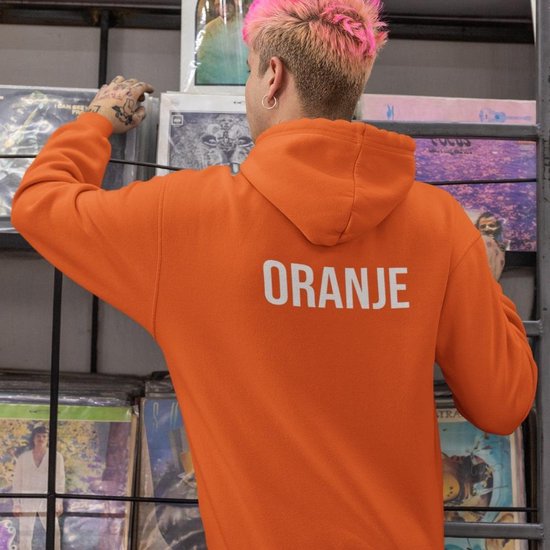 Lucas - Oranje Hoodie