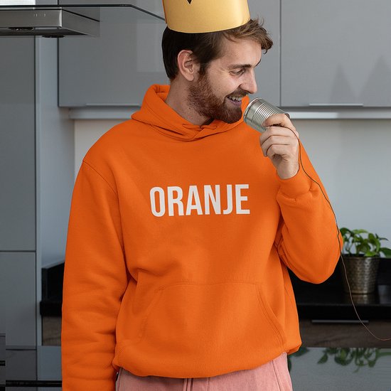 Lucas - Oranje Hoodie