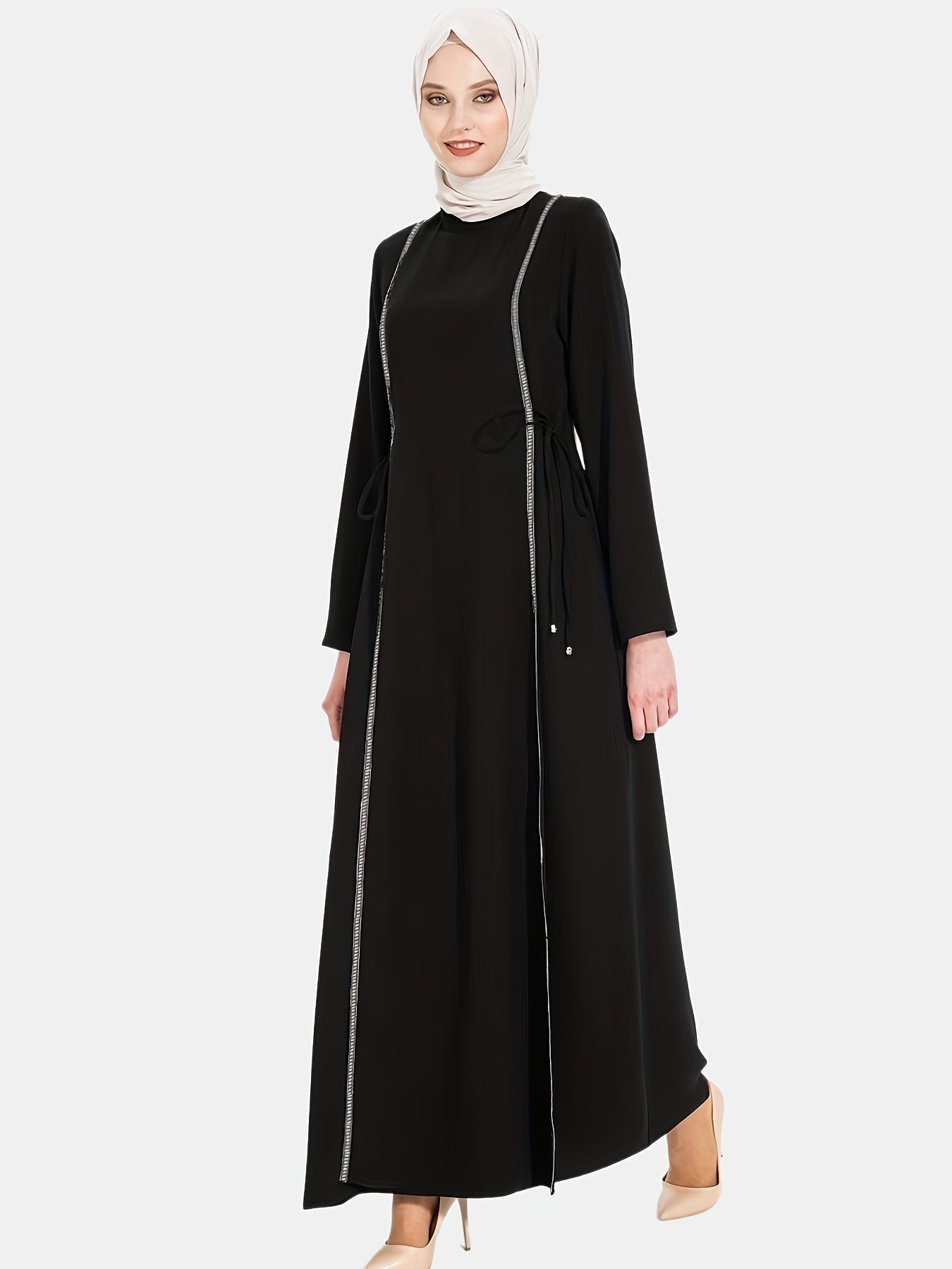 Aleena - Elegante Trekkoord Abaya