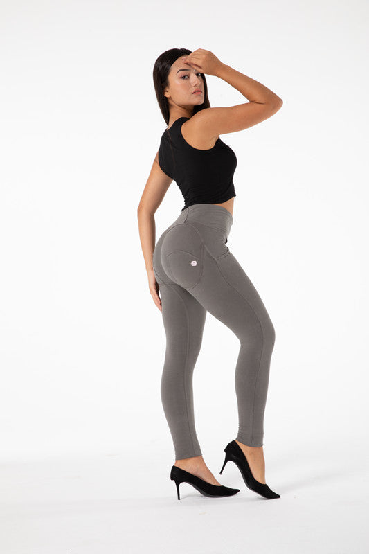 Grace - Hoge Taille Grijze Legging