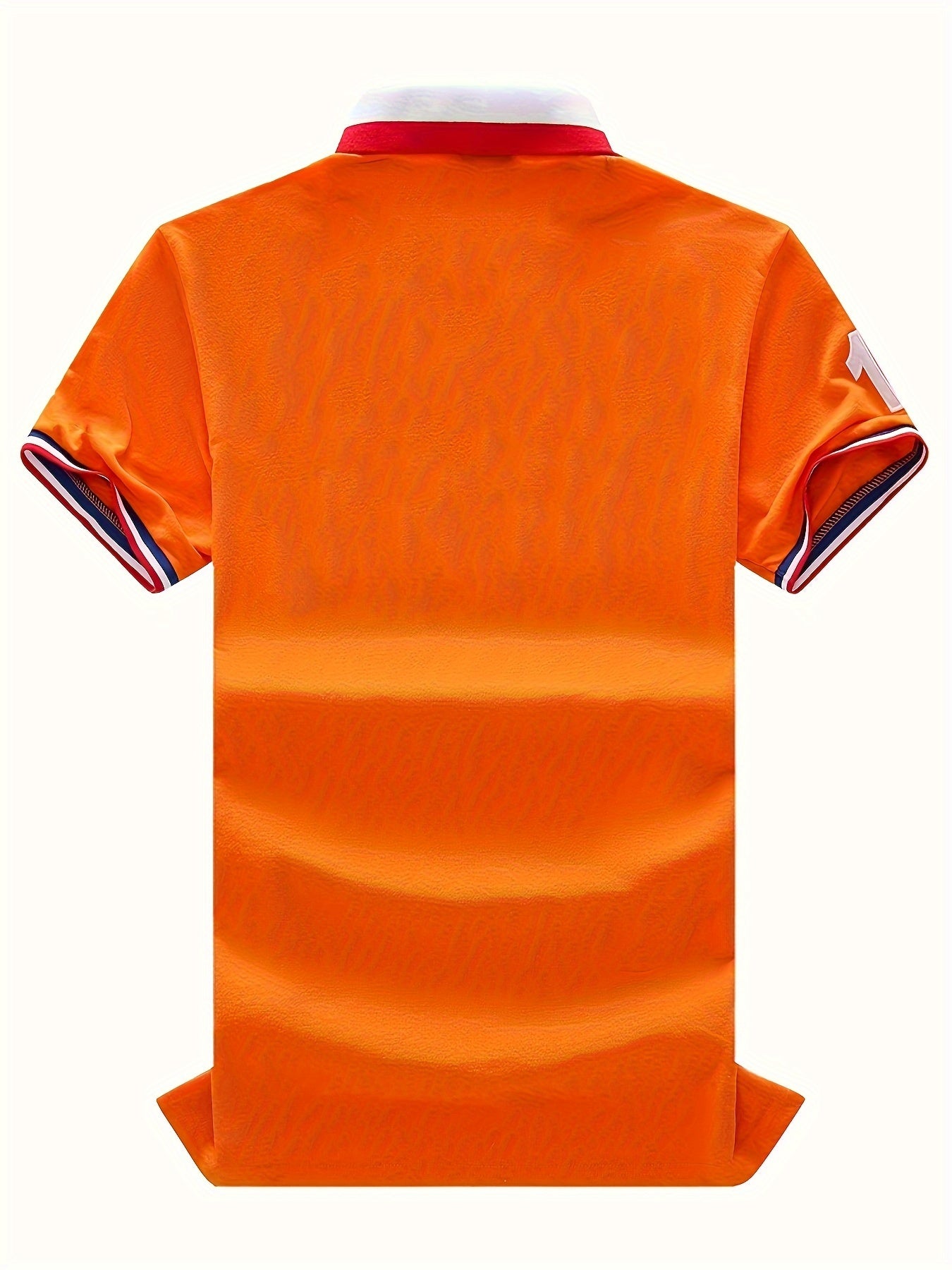 Lucas - Oranje Golfshirt met Nederlandse Print