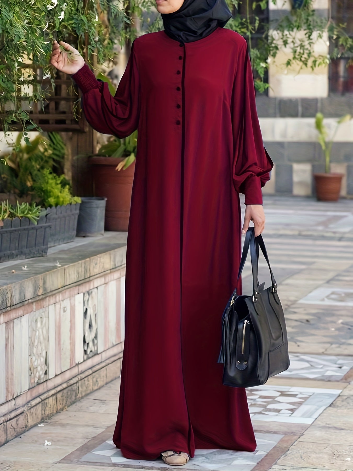 Sofia - Elegante Kaftan Maxi Jurk