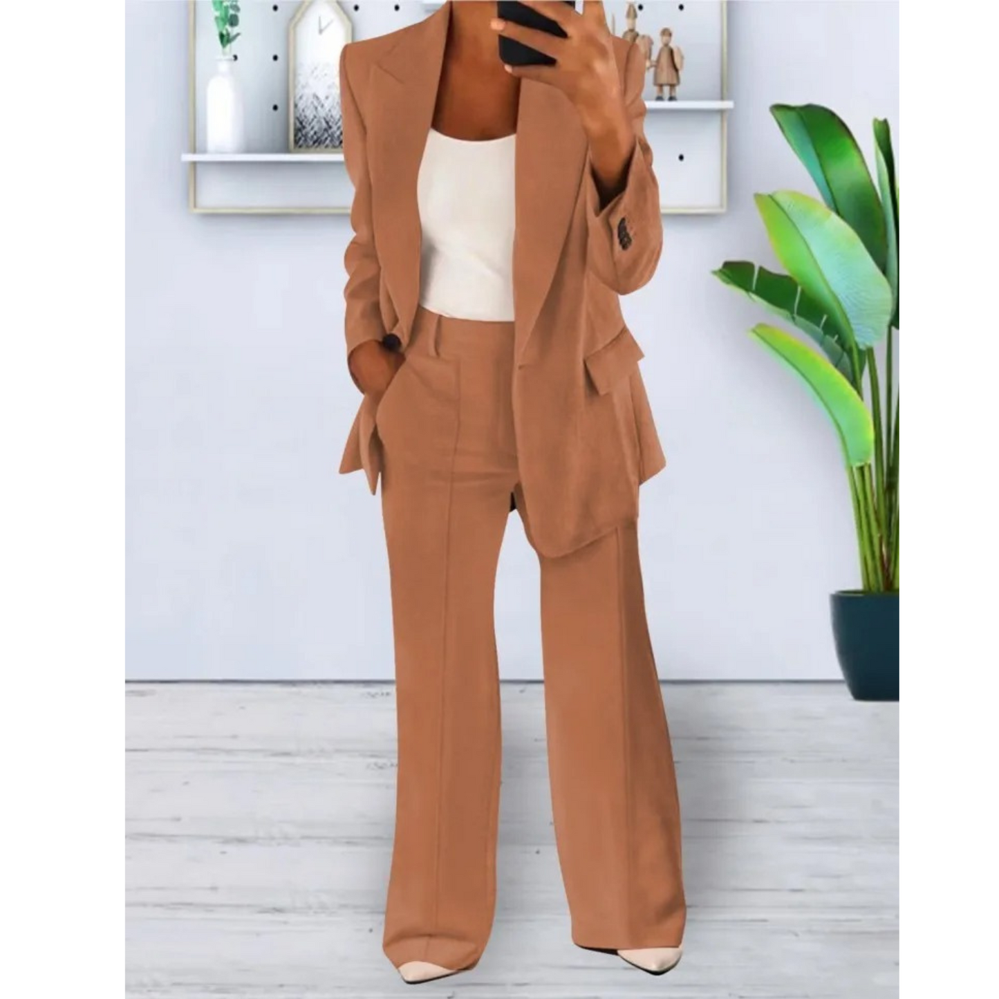 Eva - Casual Chic Blazer en Broek Set