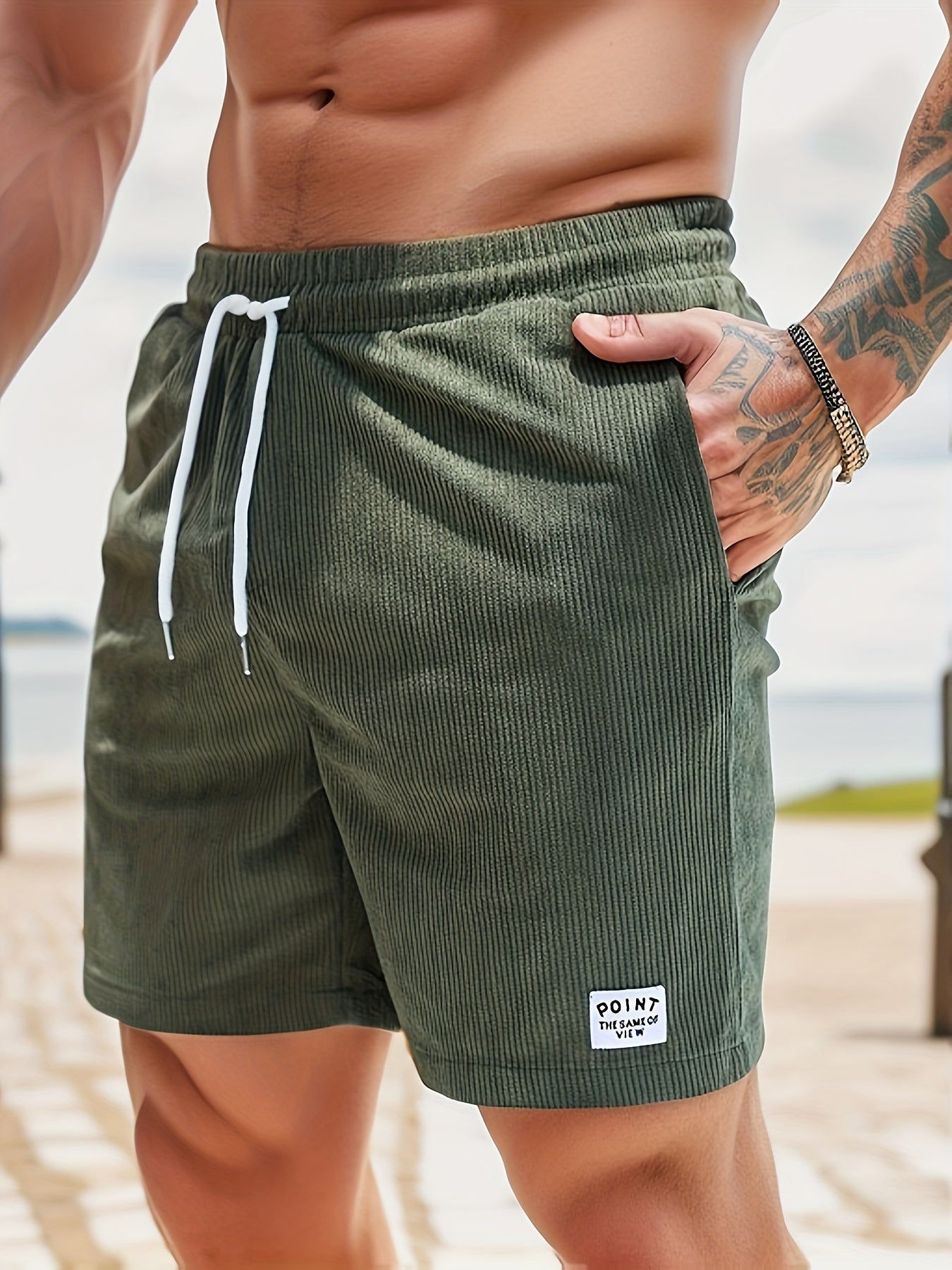 Bram - Zomerse Corduroy Short met Trekkoord