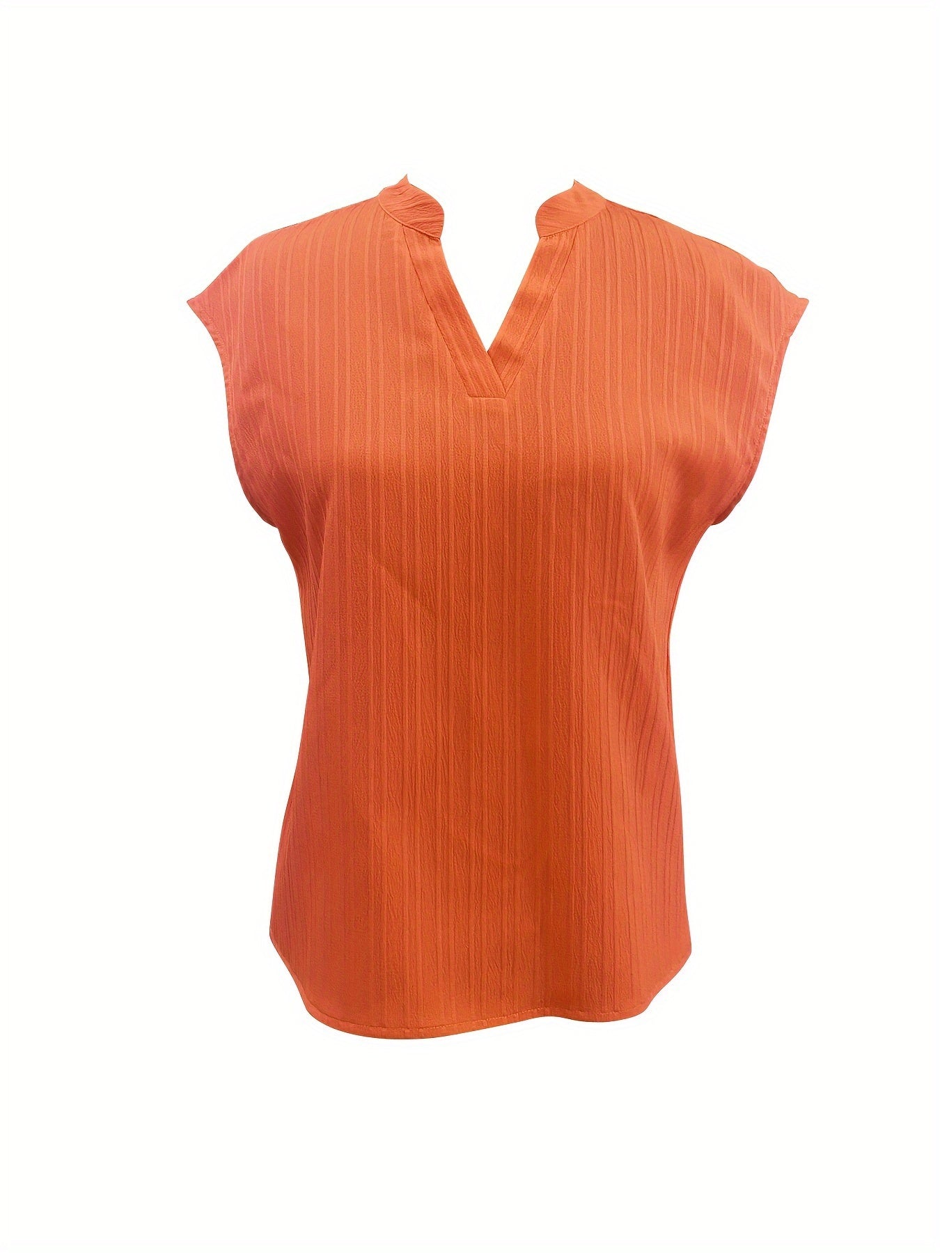 Sophie - Oranje blouse met vleermuismouwen