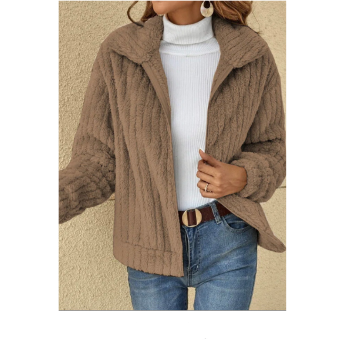 Eveline - Warme Teddy Cardigan