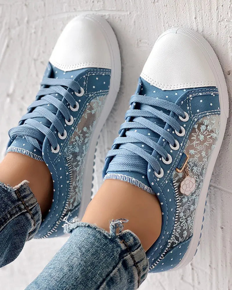 Stella - Bloemen Sneakers