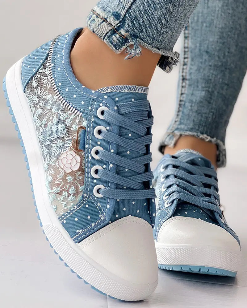 Stella - Bloemen Sneakers