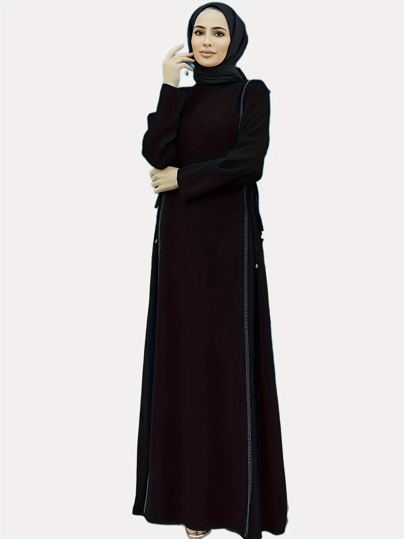 Aleena - Elegante Trekkoord Abaya