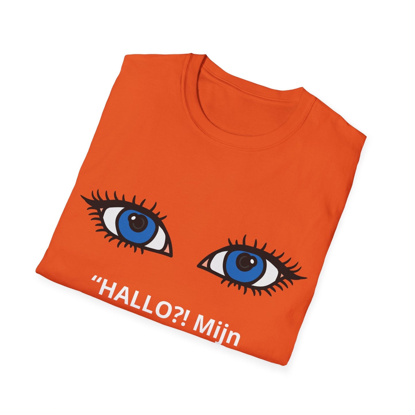 Olivia - Oranje T-shirt met Ogen