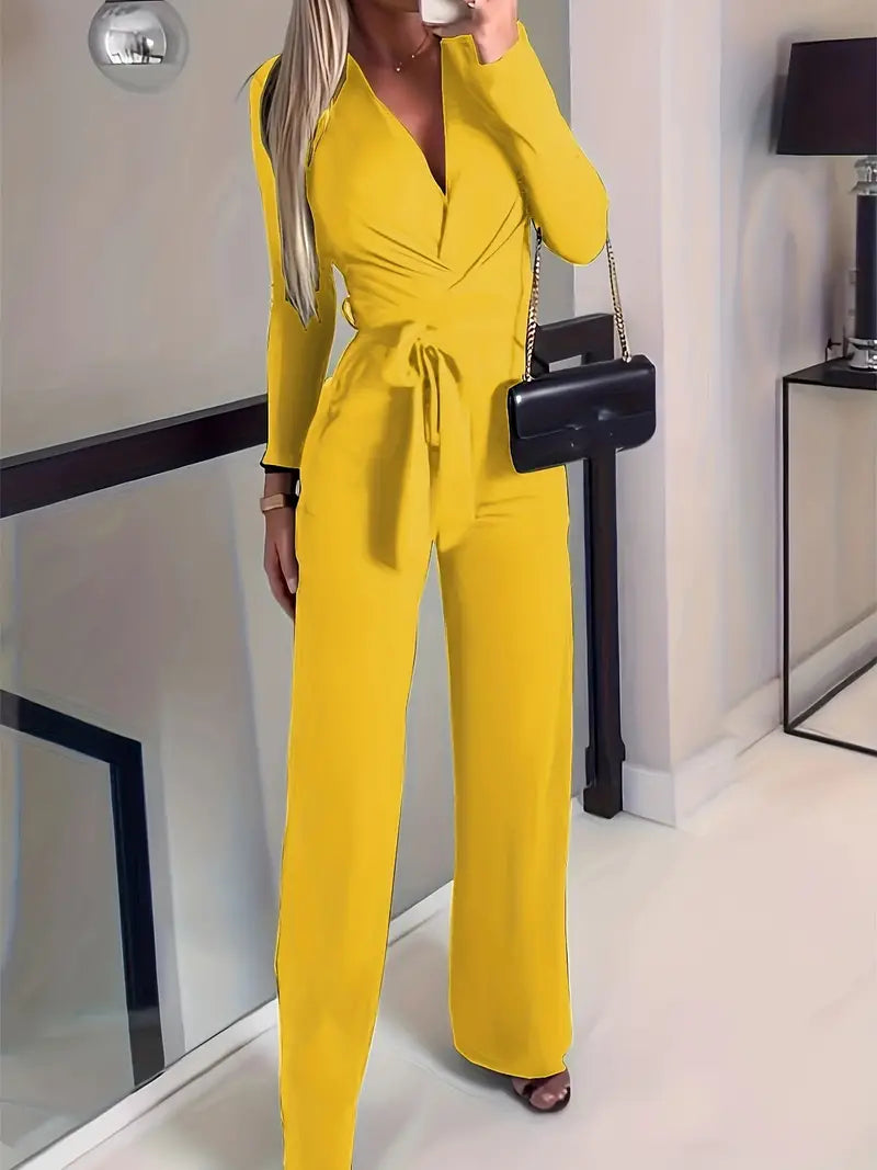 Eva - Charmante Flair Jumpsuit