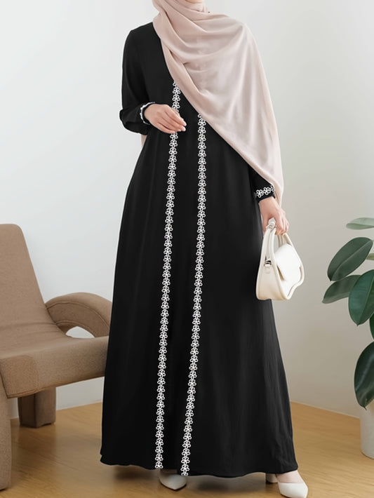 Bente - Bloemen Kaftan Abaya