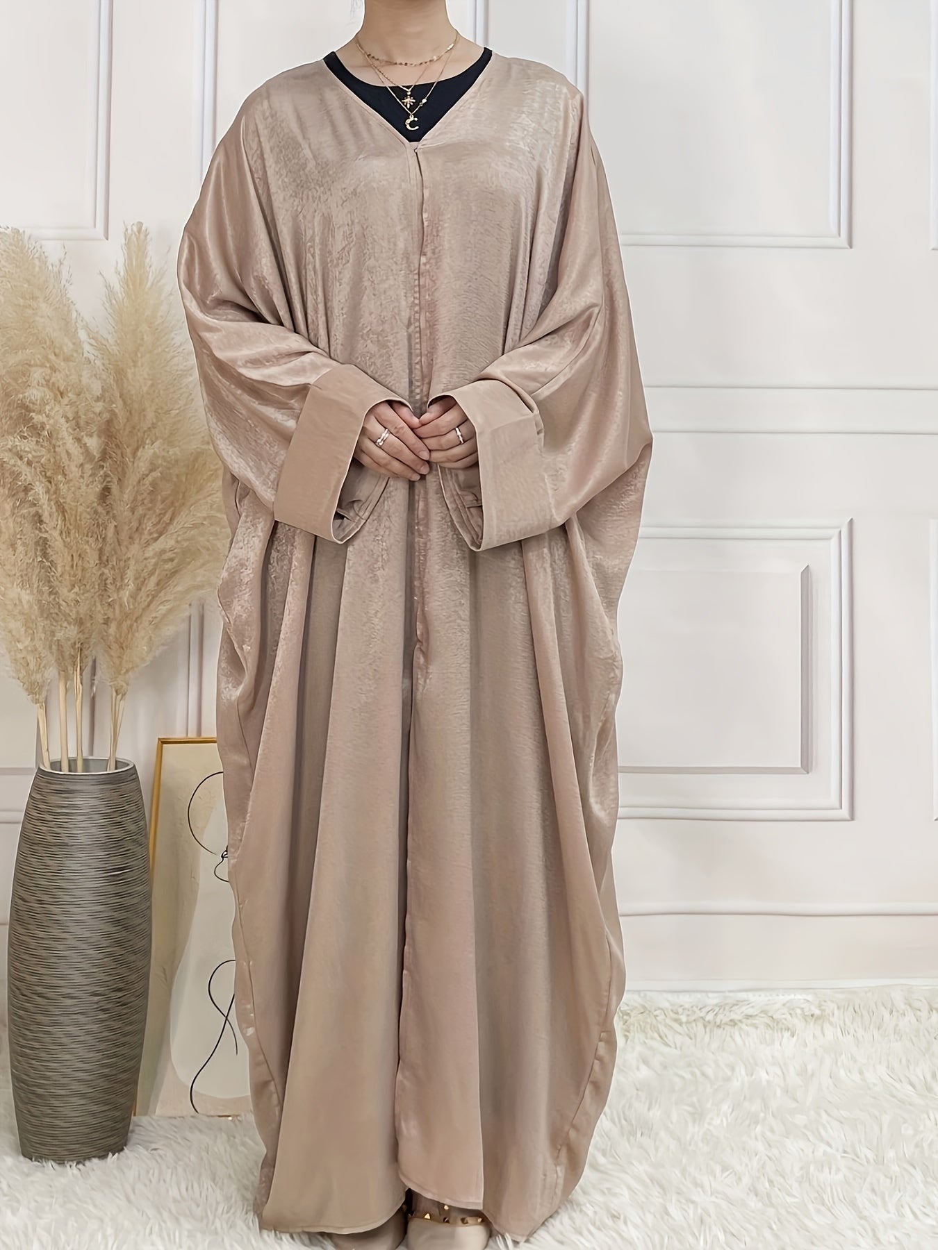 Nadia - Elegante Satijnen Kaftan