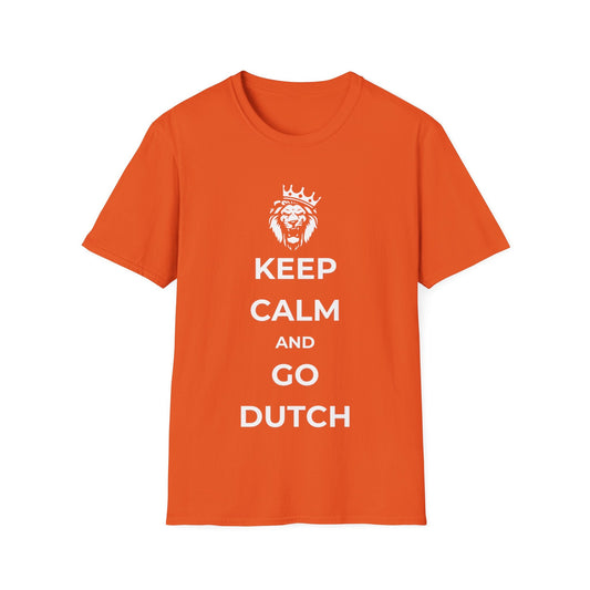 David - Oranje Keep Calm T-shirt