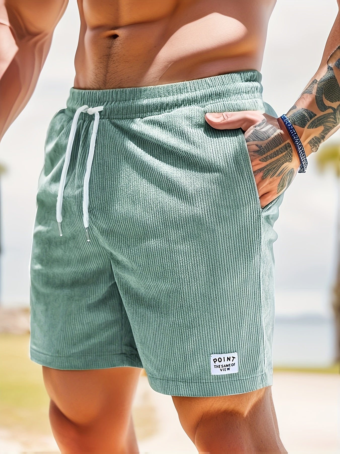 Bram - Zomerse Corduroy Short met Trekkoord