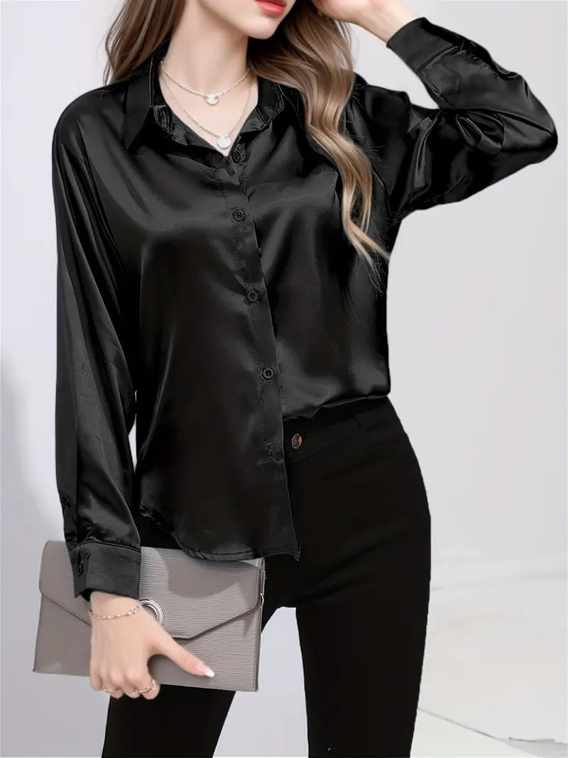 Arabella - Elegant Blouse met Subtiele Glans