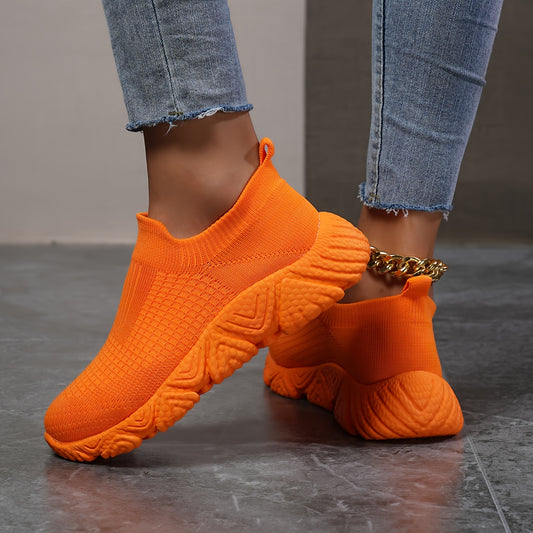 Oranje - Mesh ademende sportschoenen