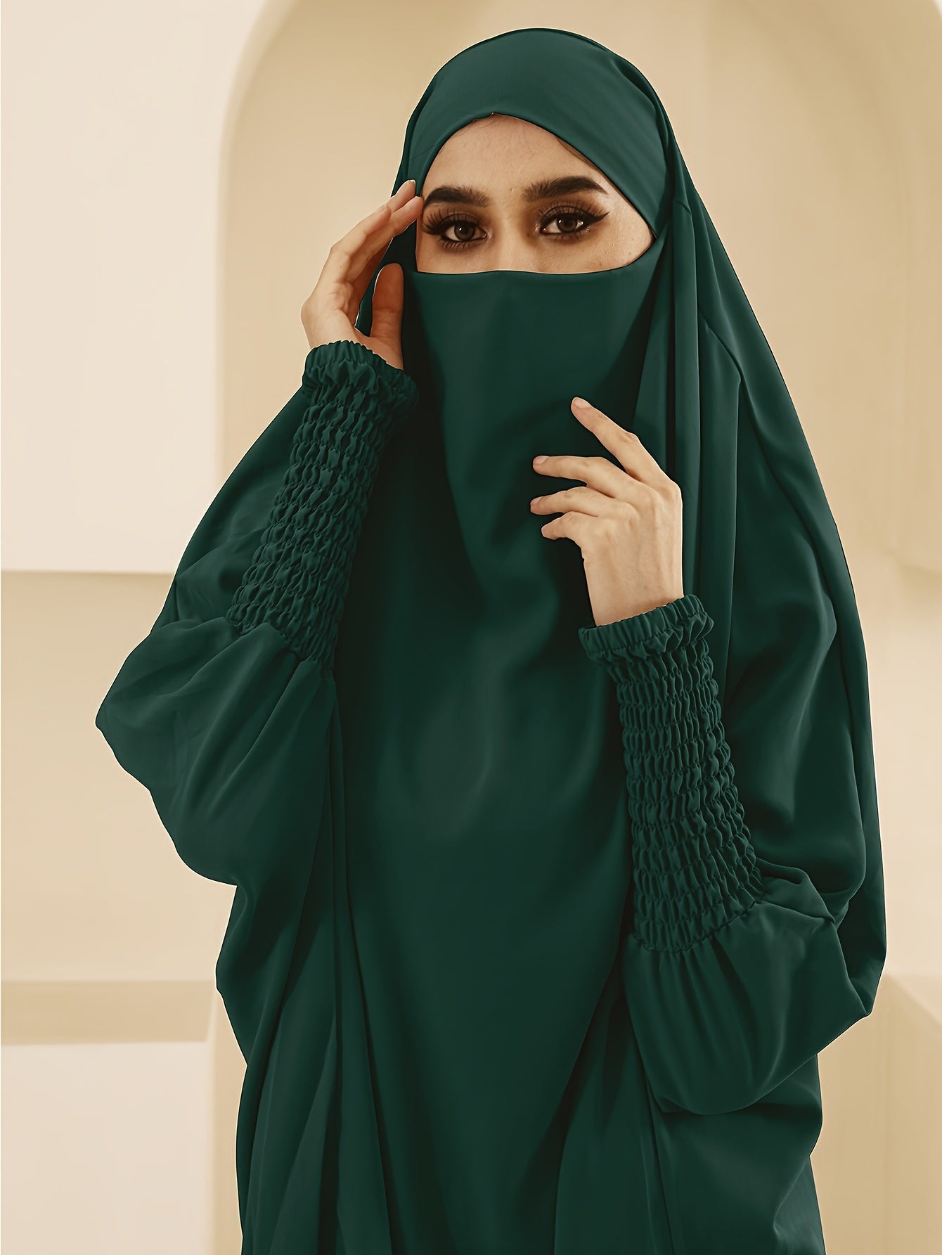 Fatima - Elegante Gebeds-Abaya met Hijab