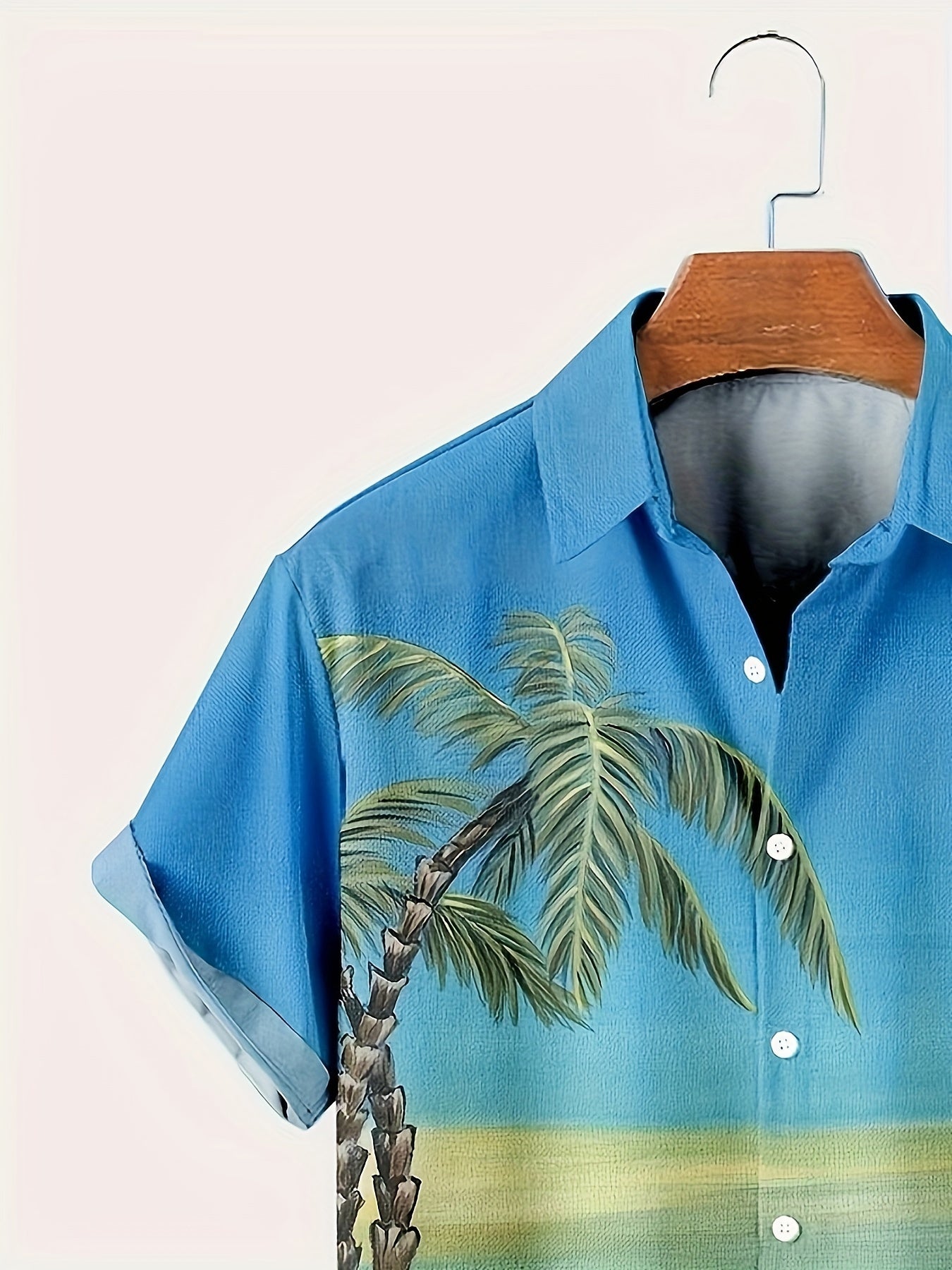 Lucas - Kokospalm Print Zomer Shirt