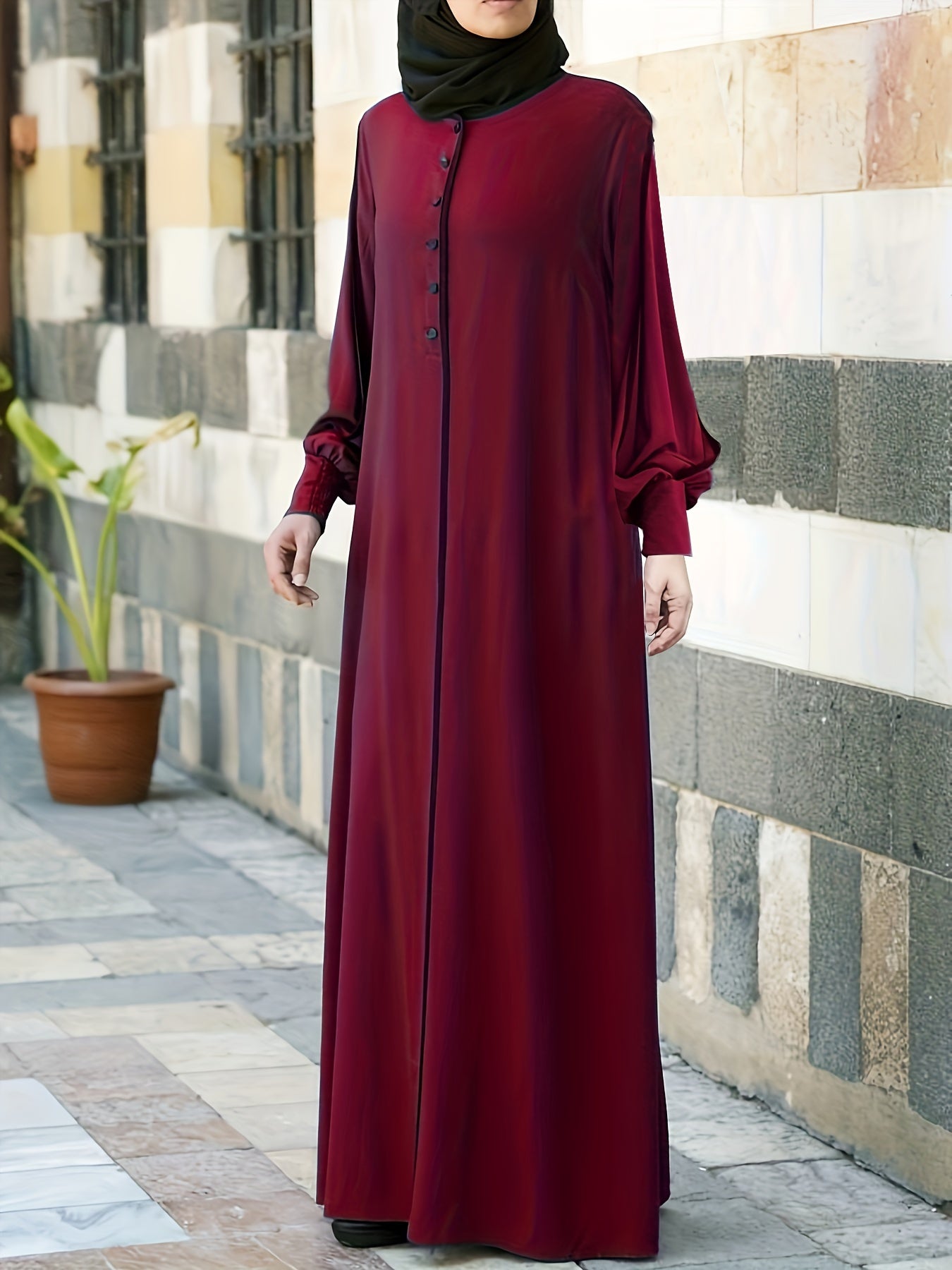 Sofia - Elegante Kaftan Maxi Jurk