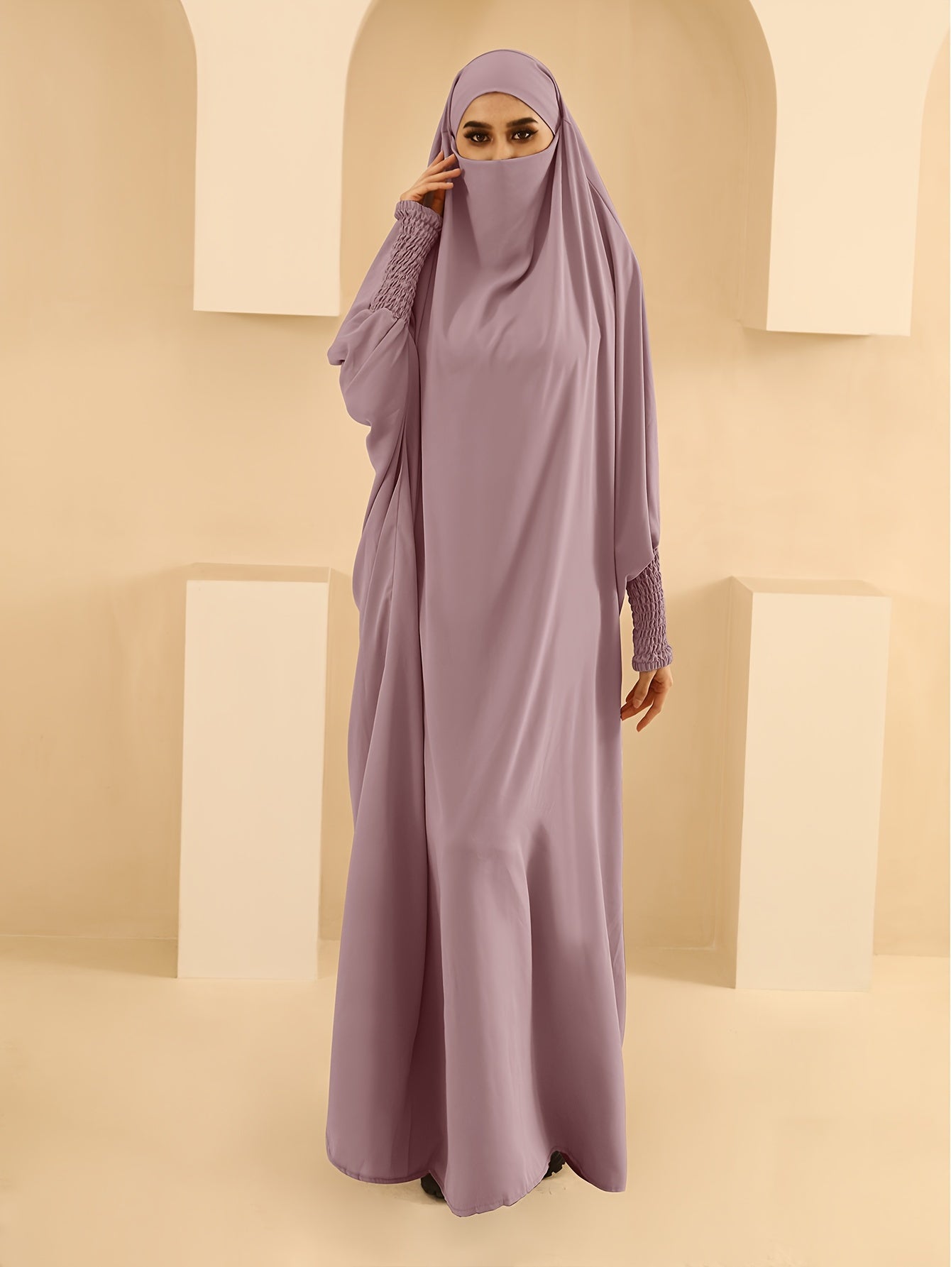 Fatima - Elegante Gebeds-Abaya met Hijab