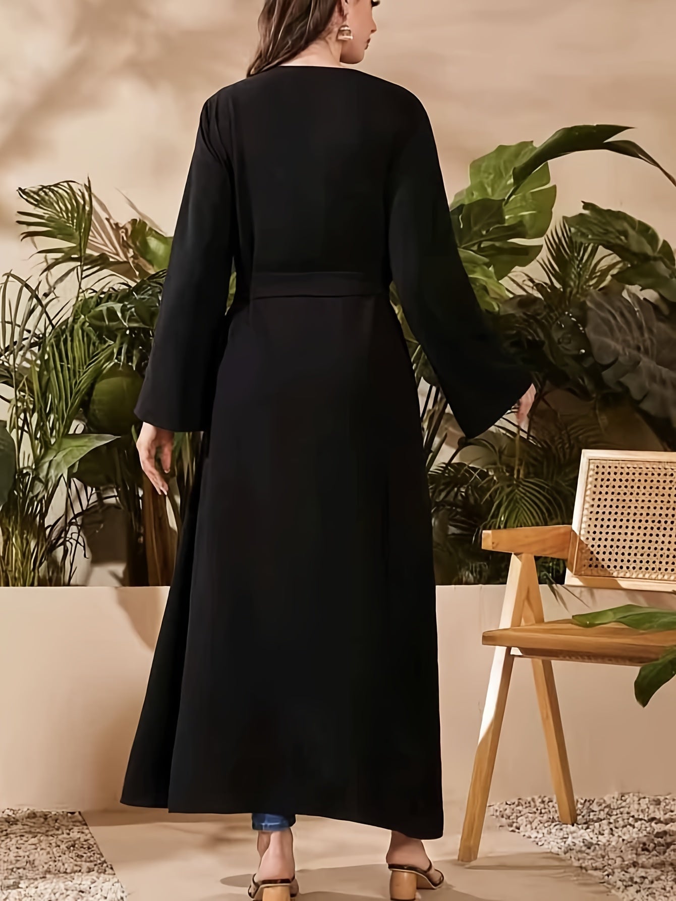 Dael - Elegante Maxi Abaya Kimono