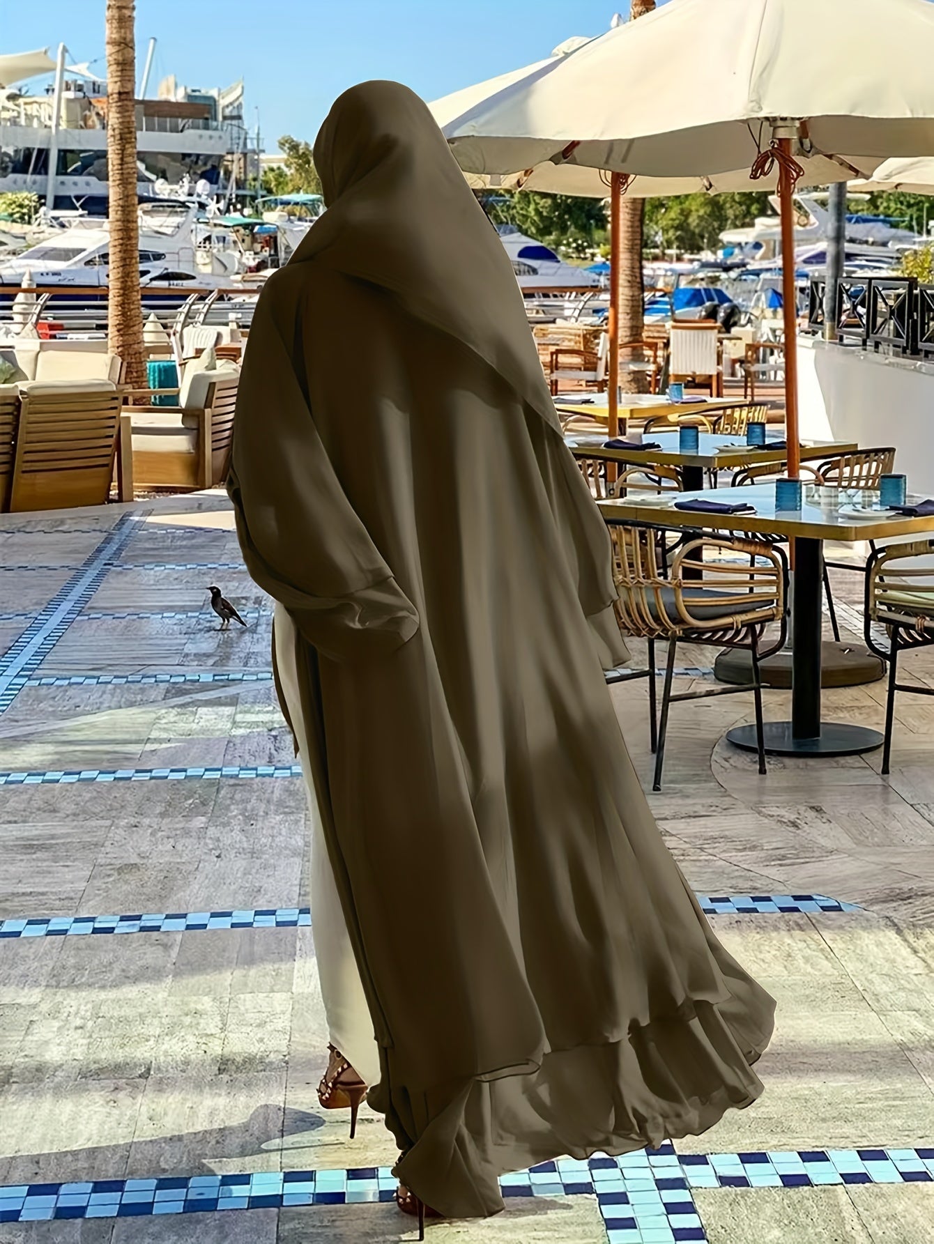 Sofia - Elegante Open-Front Abaya