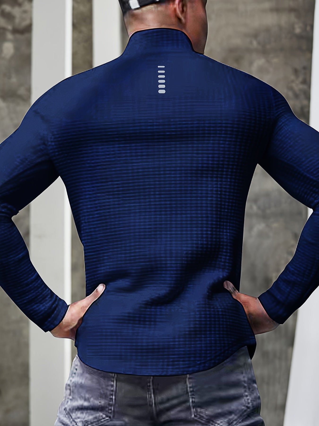 Glenn - Casual Sporttop met Opstaande Kraag