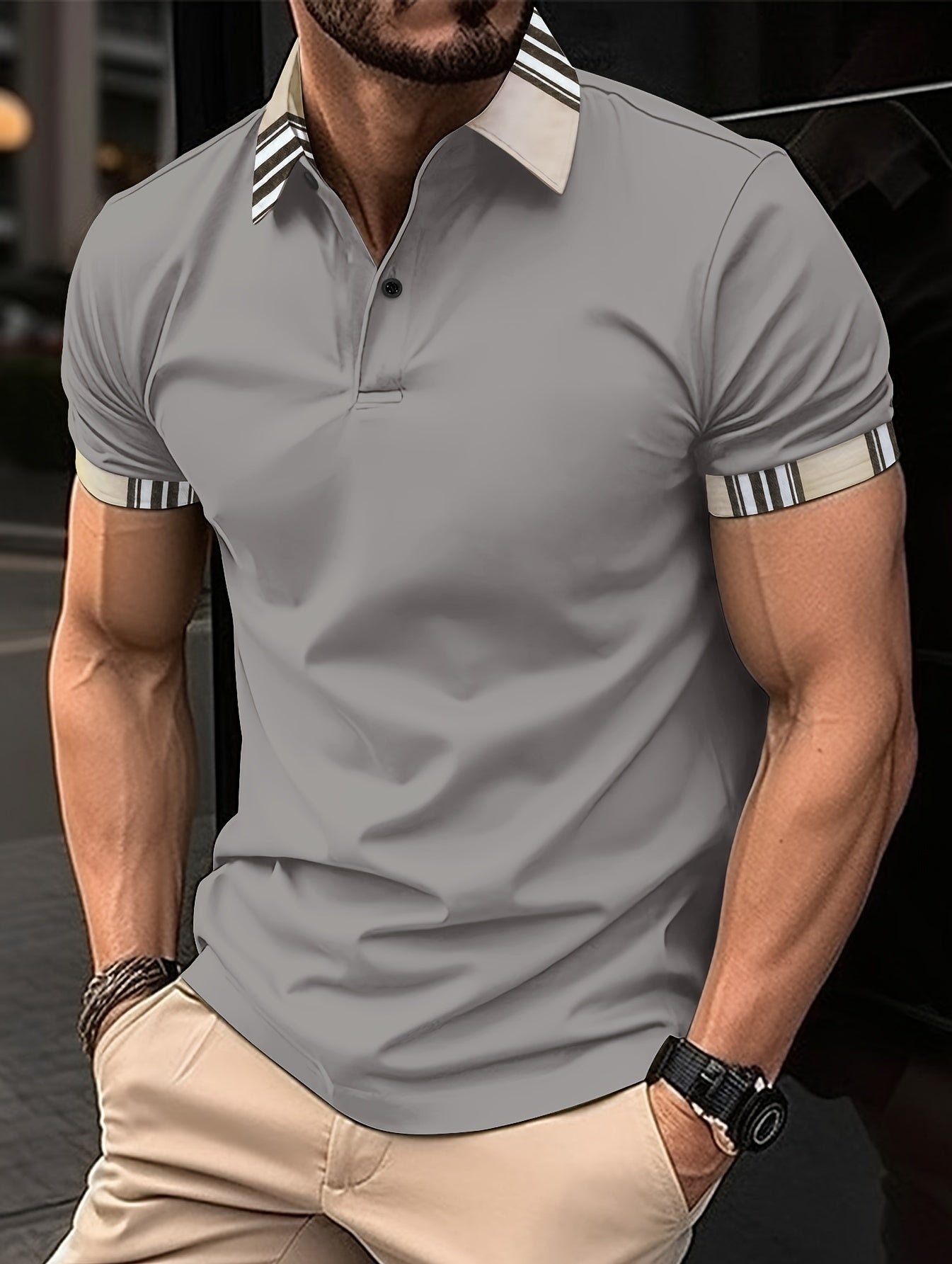 Tom - Retro Gestreept Poloshirt