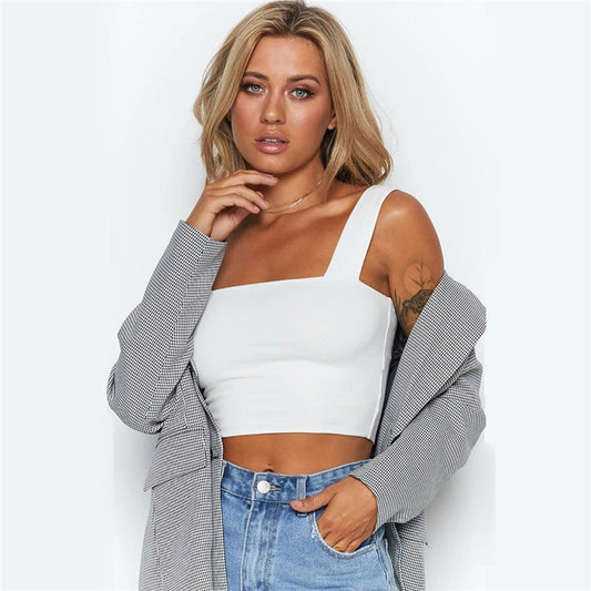 Anna - Cropped Top met Elegantie