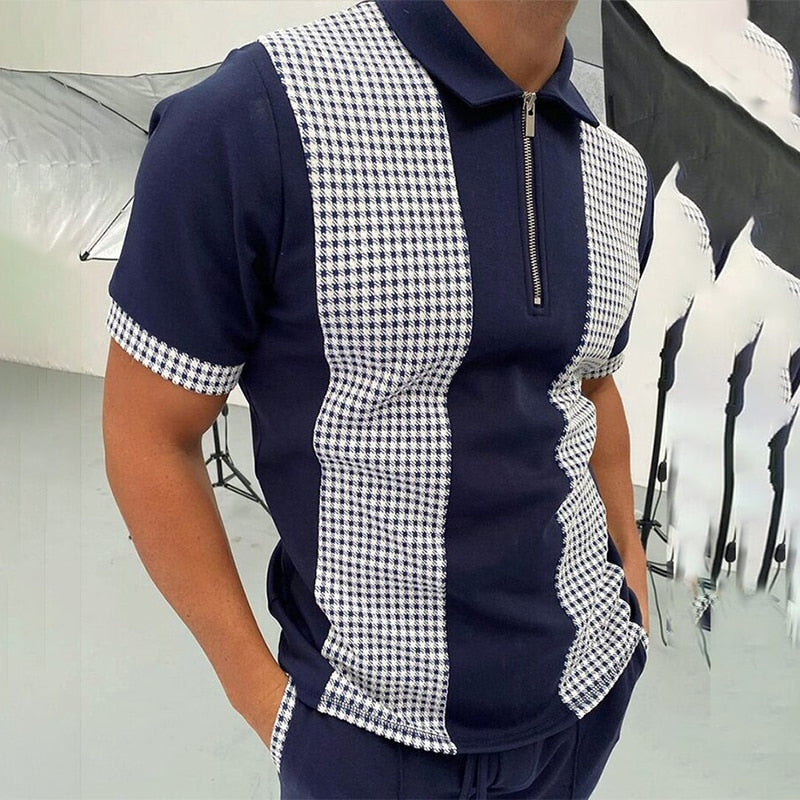 Max - Zomerse Patchwork Polo