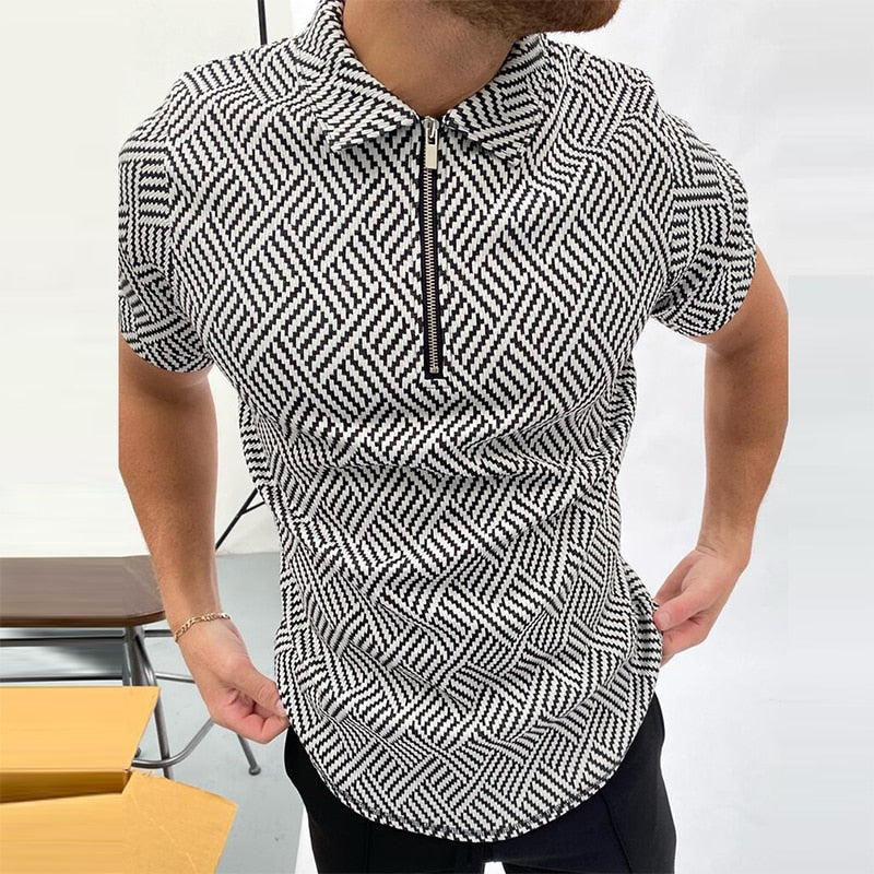 Max - Zomerse Patchwork Polo