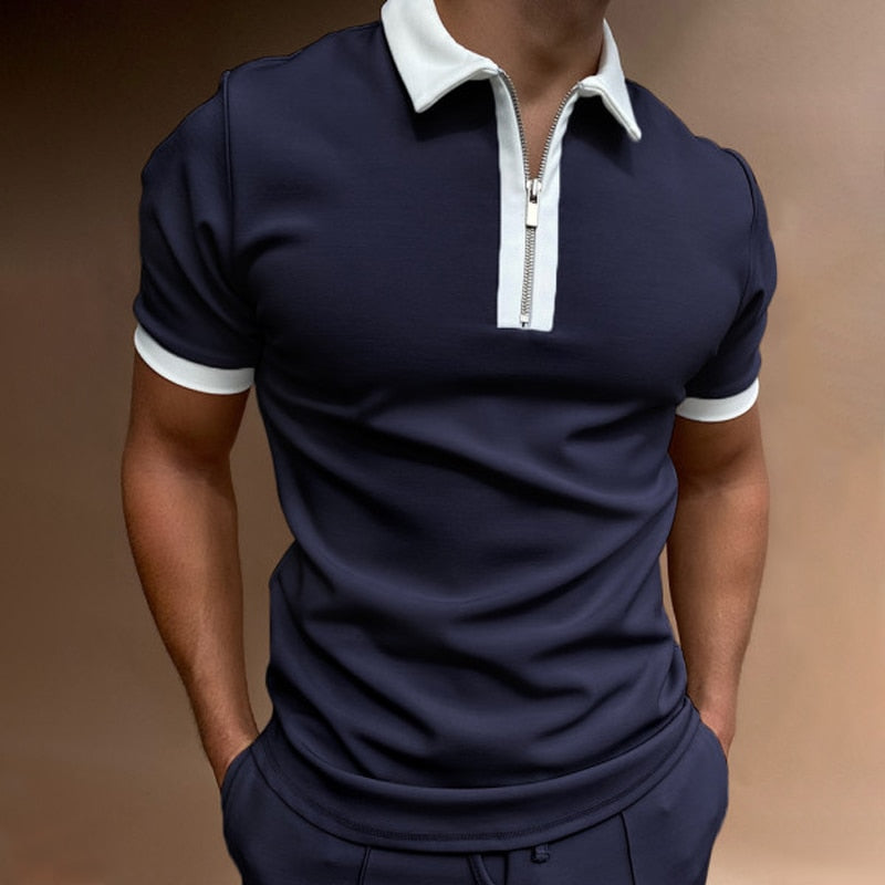 Max - Zomerse Patchwork Polo