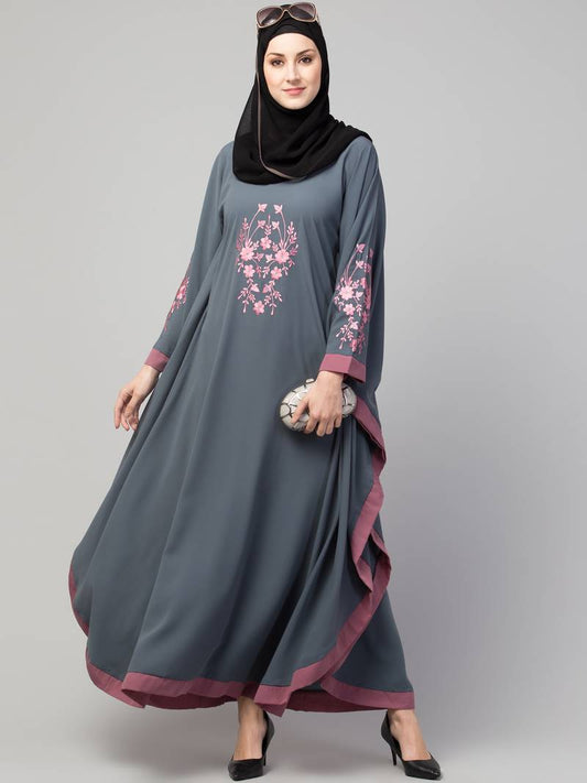 Amina - Geborduurde Designer Abaya Kaftan