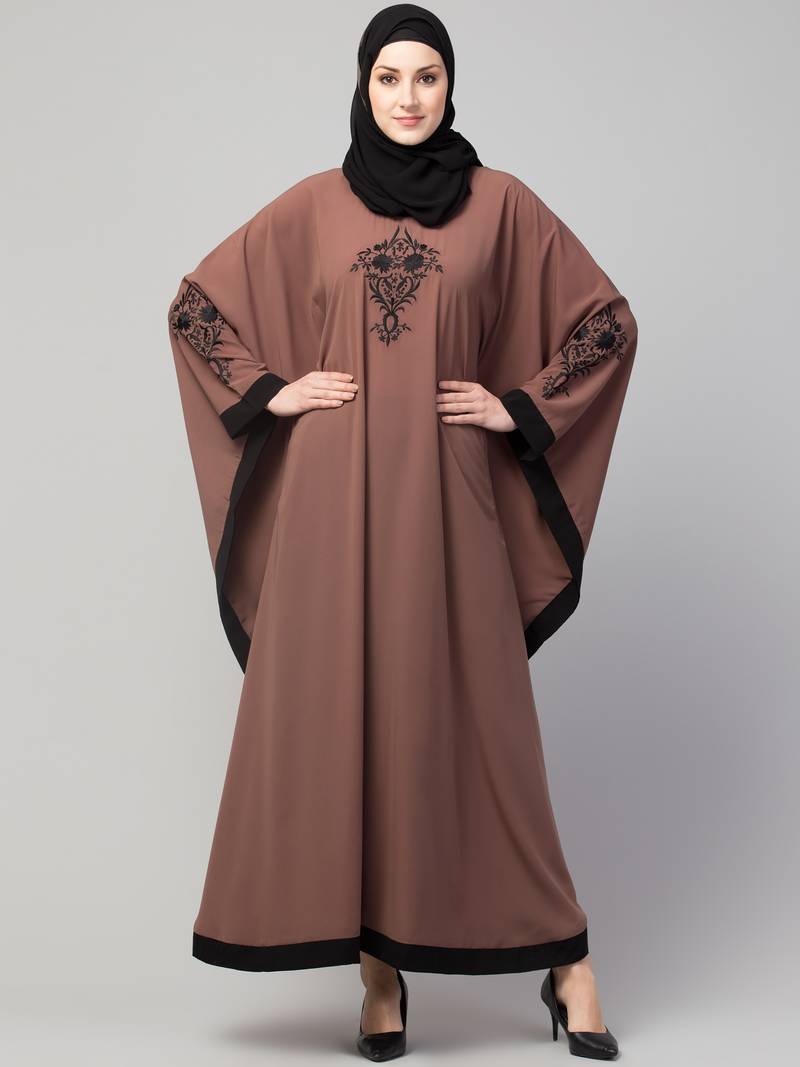 Fatima - Luxe Geborduurde Abaya Kaftan