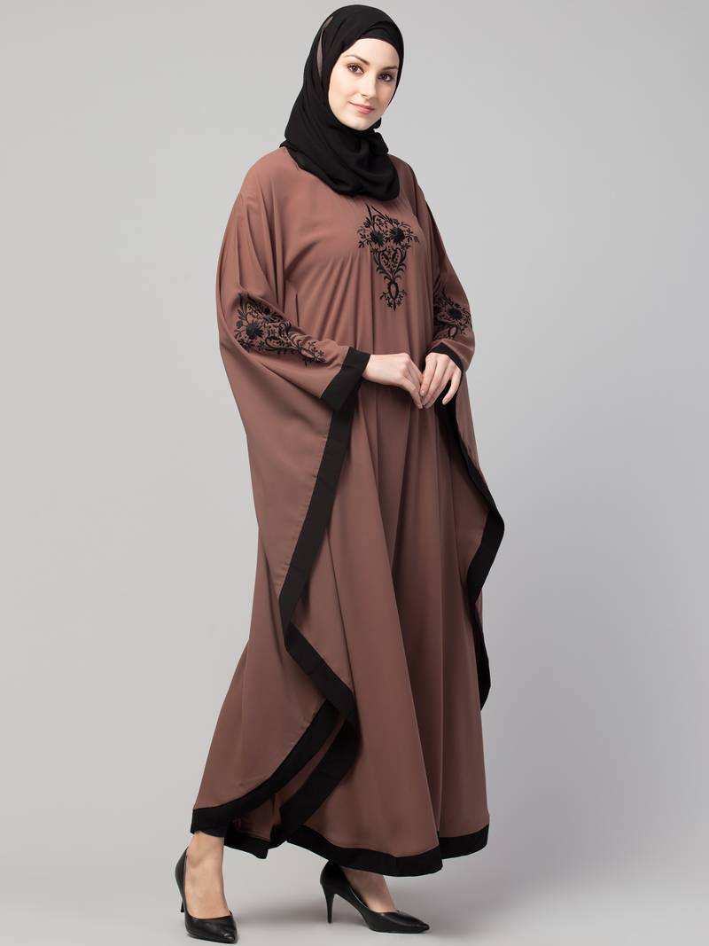 Fatima - Luxe Geborduurde Abaya Kaftan