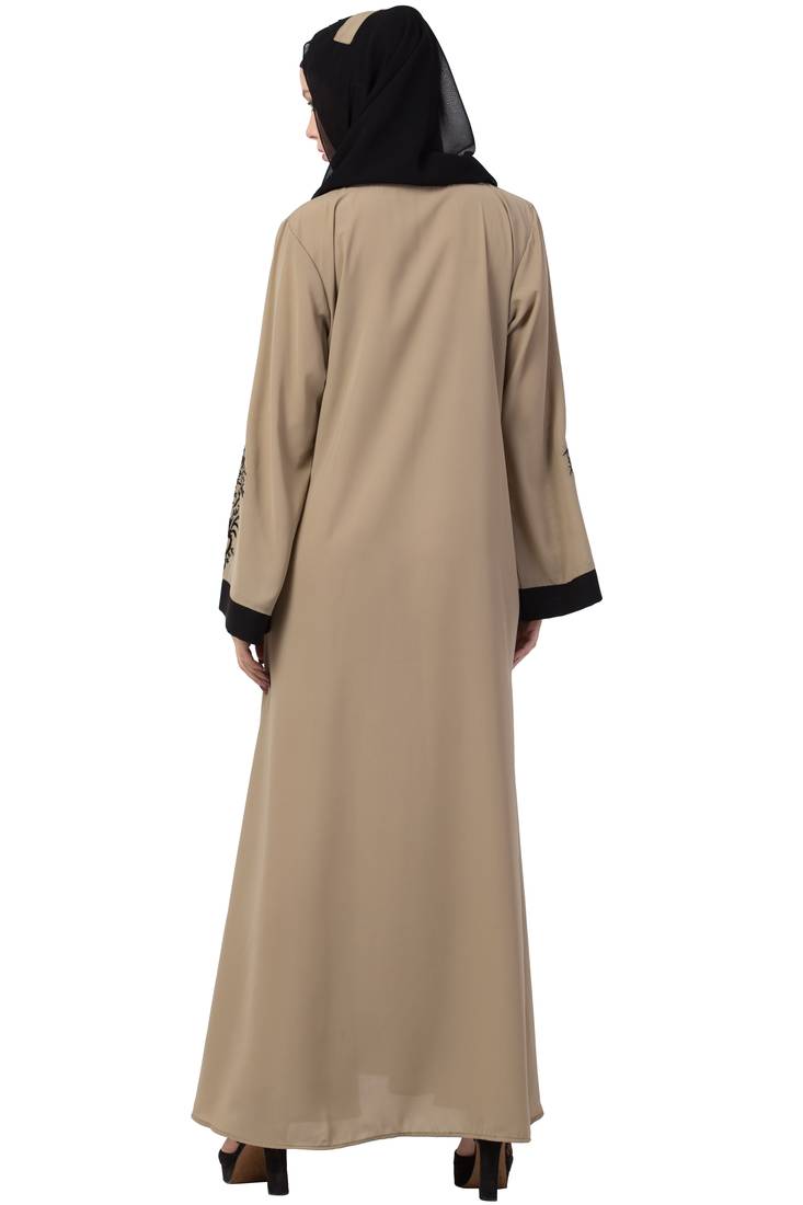 Farida - Luxe Geborduurde Dubai Abaya