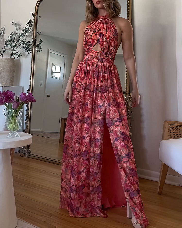 Sofia - Bloemenprint Maxi Jurk