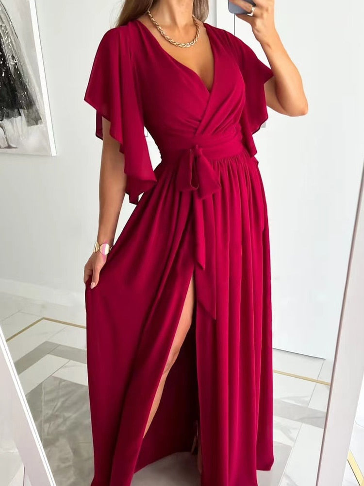 Anne - Elegante Maxi-Splitjurk