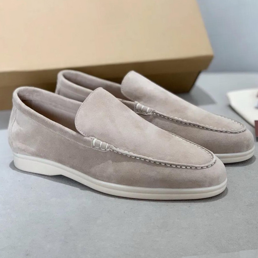 Lucas - Luxe Suède Loafers voor Heren