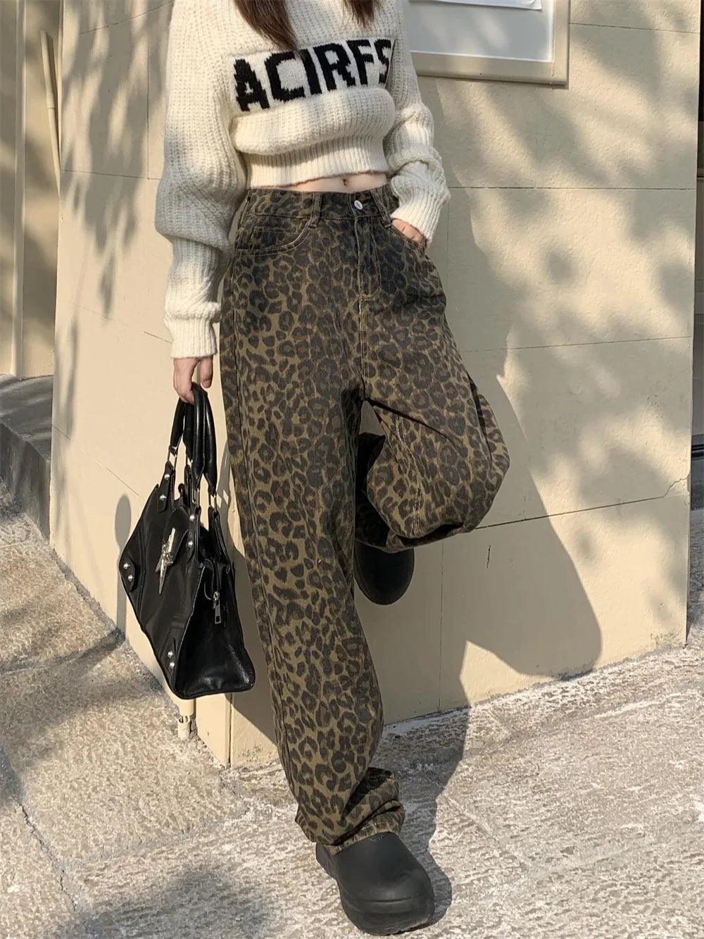 Sophie - Panterprint Jeans