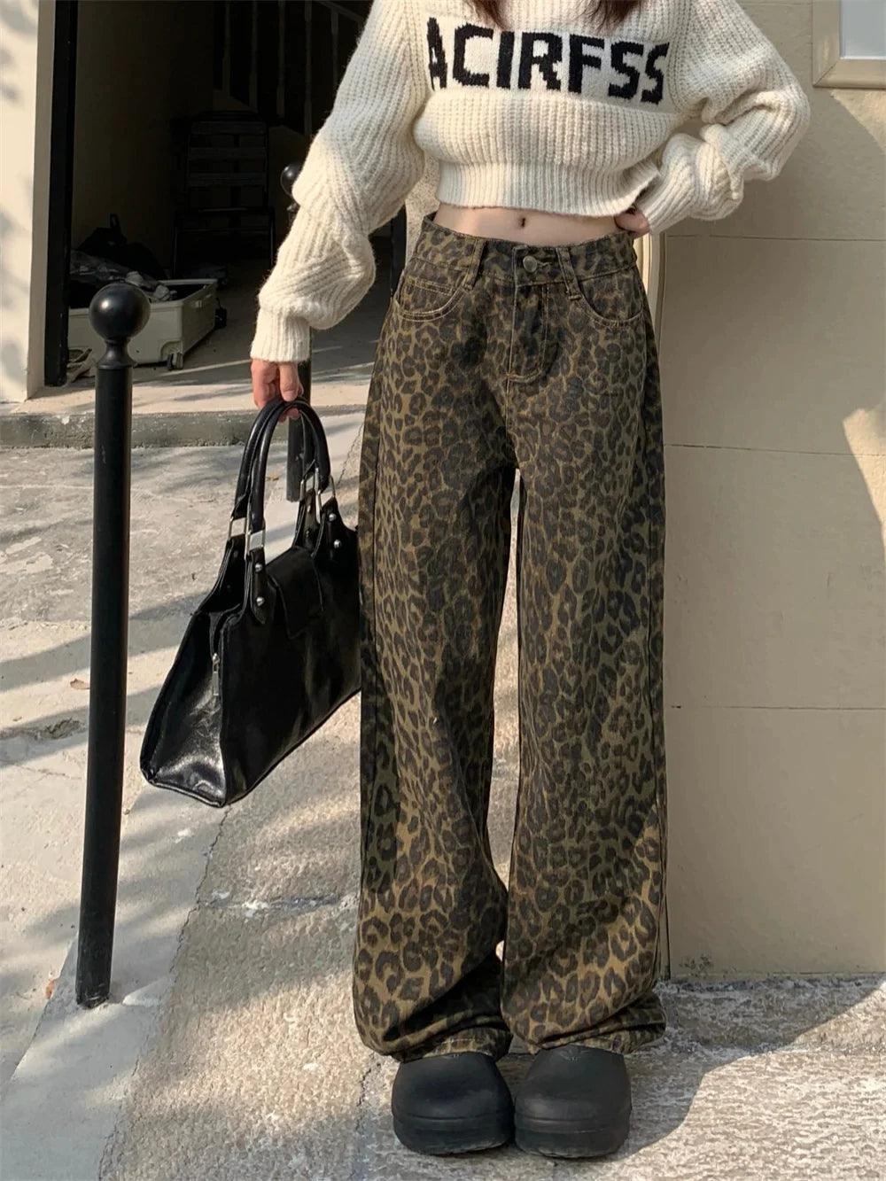 Sophie - Panterprint Jeans