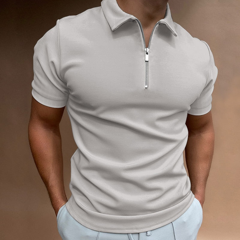 Rafael - Heren Poloshirt met Rits