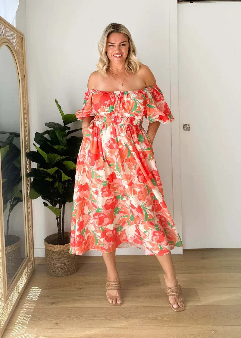 Evelien - Zomerse Maxi-jurk