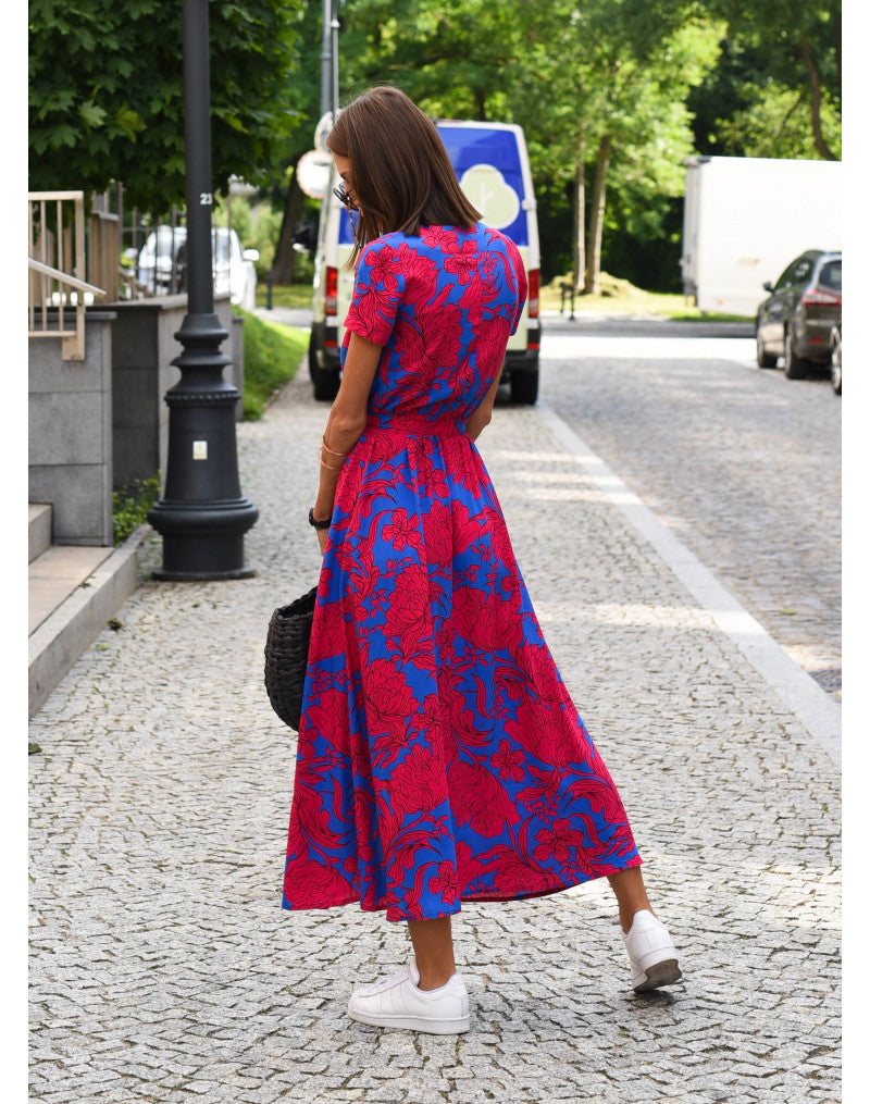 Marit - Zomerjurk met Bloemenprint