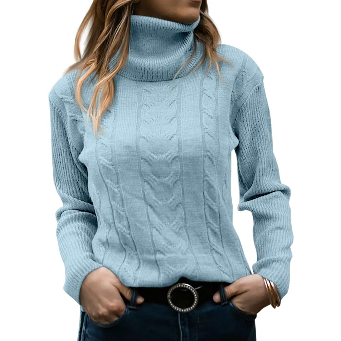 Chic Collar Knit | Warme Coltrui Dames