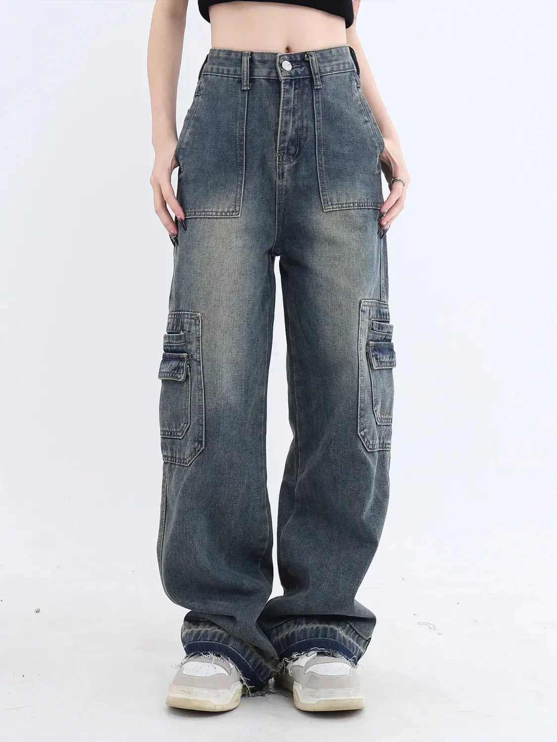 Anna - Vintage Hoge Taille Jeans