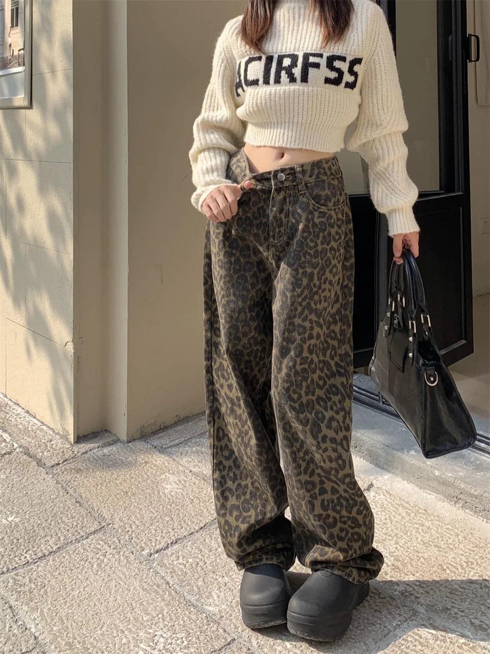 Sophie - Panterprint Jeans